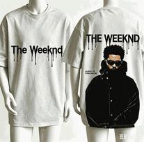 The Weeknd For Fan Gift Tshirt Unisex Unisex Harajuku Oversized Unisex Short Sleeve Streetwear High Quality Couples Classic Soft S gray