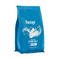 hoop Epsom Salt Fragrance Free | Pure Epsom Salt for Foot Soak, Tired Feet, Feet Ache, Corns & Callus | Relaxing Bath for Muscle Relief with Certif blue