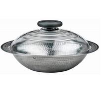 HARIO Stainless Steel Pot, 26cm, Yukihira Style, IH Compatible, 2600ml, Silver, Made in Japan, MIS-26 gray