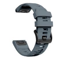 Sports Quick Fit Band for Garmin Fenix 7/7S/7X Silicone Outdoor Waterproof and Sweatproof Watch Strap for 20/22/26mm Quick Fit Garmin Fenix 7S gray