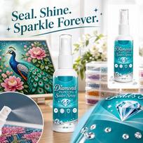 Sealer Spray Quick-Dry Gloss, Secures Dots and Protects from one size blue