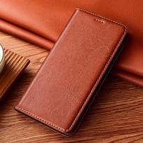 For Motorola Edge 50 60 70 Pro Edge70 Fusion Genuine Leather Case for Edge 30 40 Pro Ultra Lite Neo Flip Magnet Wallet Cover Moto Edge 30 5G brown