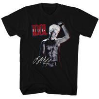 Signature Billy Idol Tour Shirt Short Sleeve Black Unisex All Size S5XL Unisex T-Shirt XXL gray