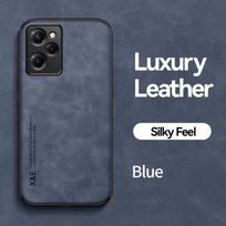 Poco X5 Pro 5G dėklas Automobilinis magnetinis laikiklis Odinis dangtelis Poko Little Poco X5 Pro X5Pro Pocox5pro minkšto silikono smūgiams atsparus Coque For Poco X5 Pro mėlyna