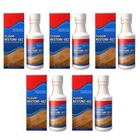 5 vnt. Grindų lakas Atkuria blizgesį Sumažina įbrėžimus Lengva naudoti Švelni priežiūra Grindų lakas namams Ilgai išliekantis blizgesys 150 ml*5 blue