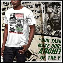 Shaka Zulu T-Shirt Kenyatta Civil Rights Melanin quote African Pride Freedom tee L gray