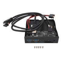 USB3.2 GEN1 Type C Floppy Drive Panel 5Gbps Plug and Play 3.5inch Front Panel USB3.2 19PIN Hub for WIN XP 7 8 10 11 for LINUX juoda