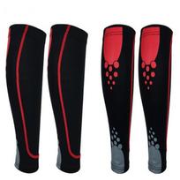 Unisex Sportinės kojų apsaugos Kvėpuojantis slėgio rankovės Bėgimas Futbolas Krepšinis Šiltos kelių kojinės Fluorescent green L yellow