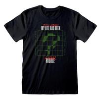 Official Batman T Shirt A Cruel Riddle Riddler New Black Small Unisex T-Shirt S black