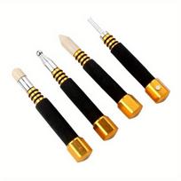 Anti-slip Car Body Dent Repair Tool Removable Pen Shape Traceless Repair Tool Automobile Body Dent Removal 4PCs Indigo black