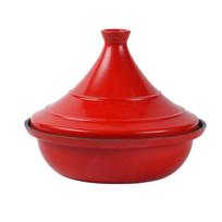 Zhi Shi Enamel Cast Iron Dutch Oven red