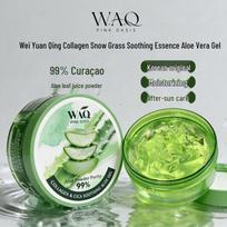 Korea Wei Ai Qing Collagen & Centella Aloe Gel 300g - Soothing, Moisturizing, Nourishing Essence for All Skin Types Standard Size green