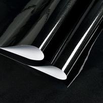 Virtuvės nepralaidūs aliejui tapetai Spintelės Stalviršio Spintos Renovacija Sienos Blizgios Lipnios Baldų Dekoracijos Blizgios kontaktinės plėvelės Kokybė 40cm x 1m black