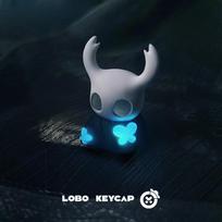 Hollow Knight Hornet Role Mechanized Keyboard  Keycaps Esc Creative Light-Transmitting Design Resin Material Gift Items gray