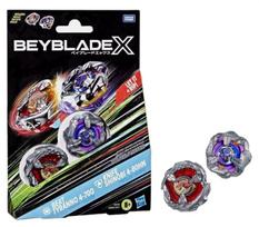 Beyblade X  - Zestaw Beyblade Dwupak - Beat Tyranno I  Knife Shinobi -  F9586 G1542- Uzupełnienie