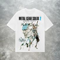 Metal Gear Solid 2 T-Shirt – Y2K Tactical Espionage Tee S white