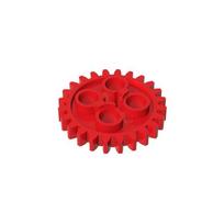10 vnt. 3648 24505 Pavara 24 dantys 2-oji versija Ašies skylė Detalės Žaislai Techniniams MOC Statybinės kaladėlės Suderinamos Aukštųjų technologijų 10pcs raudona