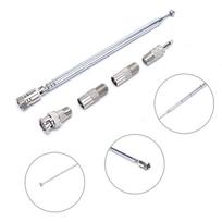 5 vnt. Antena 75 omų teleskopinė radijo antena F tipo kištuko jungties adapteris 5pcs