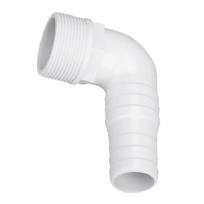 2 vnt. 90 laipsnių plastikinis alkūninis jungiklis Baseino vamzdžių jungiamoji detalė Kampinis adapteris standartinei 1 1/2 colio baseino žarnai ir vamzdžiui 1 white