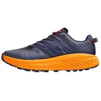 HOKA ONE ONE Speedgoat 4 Black Iris Marigold 1106525-BIBM 40 gray