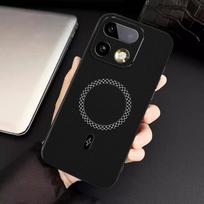 Biruiqu Realme 16 Pro Plus New Ultra-thin Magnetic Leather Shock-absorbing Protective Phone Case realme 16 Pro+ violetinė