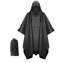 Lightweight Cycling Rain Poncho Hooded Rainwear Tent Multifunctional Riding Raincoat  Climbing juoda
