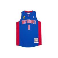 Mitchell & Ness x NBA Detroit Pistons 2004 Dark Finals Jersey 'Chauncey Billups 1' Men's AJY46499-DPI03CBIROYA XXL blue