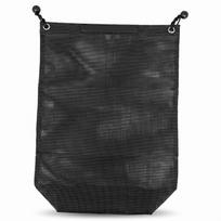 Heavy Duty Spare Tire Trash Bag, Waterproof Offroad Storage, Fits ATV UTV | Reinforced mesh construction with waterproof lining; heavy-duty straps gray