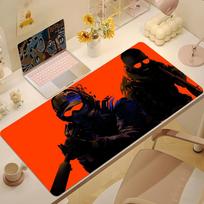 Game C-Counter-Strike 2 CS2 For Keyboard Office Large Mouse Mat Pad Computer Game Big Anti-slip Rubber PC Mice 30cmx60cm(11.8x23.6inch) black