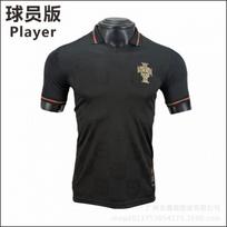 2026 Eusebio Memorial Portugalijos futbolo marškinėliai Fernandes 17 Leao Felix Žaidėjo versija Trumpomis rankovėmis Futbolo komplektas Small black