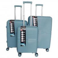 Didelis plastikinis lagaminas Gravitt GR088 D Mėlynas (Grey blue)