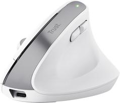 TRUST Bayo+ Wireless Vertical Mouse, White (25399)
