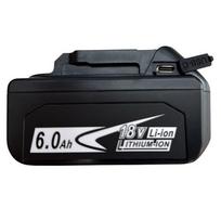 Akumuliatorius skirtas įrankiams MAKITA BL1860B, 18V, 6Ah, Li-ion, USB Type-C