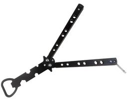 Treniruočių peilis balisong butelių atidarytuvas
