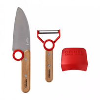 Opinel vaikiškas virtuvės rinkinys "Le Petit Chef" raudonas