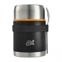 Esbit Classic Food Jug maisto termosas su stalo įrankiais 0,75 l juodas