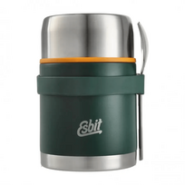 Termosas Esbit Classic Food Jug su stalo įrankiais 0,75 l žalios spalvos