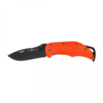 Sulankstomas peilis ESP EK-OB-01-S su oranžine rankena