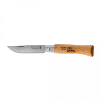 Sulankstomas peilis Opinel 4 Carbon, buko medienos rankena