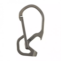 Raktų karabinas Civivi Click Gray Titanium CA-01A