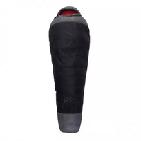Robens Serac 600 pūkinis miegmaišis kairiarankiams -14C (195 cm) - juodas