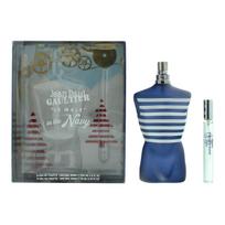 Set Jean Paul Gaultier: Le Male In The Navy Eau De Toilette For Men, 125 ml + Le Male In The Navy Eau De Toilette For Men, 10 ml