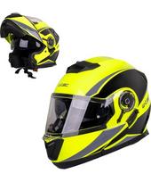 Atverčiamas motociklo šalmas W-TEC Banelmeda - Matinė juoda