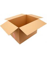 Gofruoto kartono dėžės 580x390x370 mm, rudos spalvos, 25 vnt.
