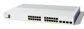 Cisco  Catalyst 1200-24P-4X Smart Switch, 24 Port GE, PoE, 4x10GE SFP+, Limited Lifetime Protection (C1200-24P-4X) | C1200-24P-4X | 0889728521710