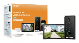 Imou VDP7 vaizdo telefonspynės sistema 5 MP 17,8 cm (7") Juoda