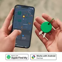 Chipolo POP – Bluetooth Tracker with Replaceable Battery for iOS & Android, Green