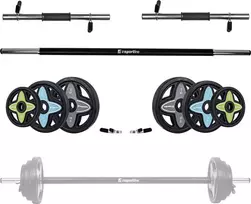 Štangos komplektas inSPORTline Pumpstar Plus 2 – 20 kg