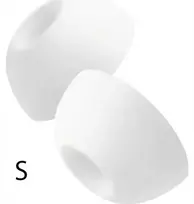 „FIXED“ silikoninės ausų įdėklai „FIXED“ ausų įdėklai „Apple AirPods Pro 3“, 2 rinkiniai, S dydžio