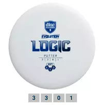 Diskgolfo diskas Putter SOFT EXO LOGIC Evolution White